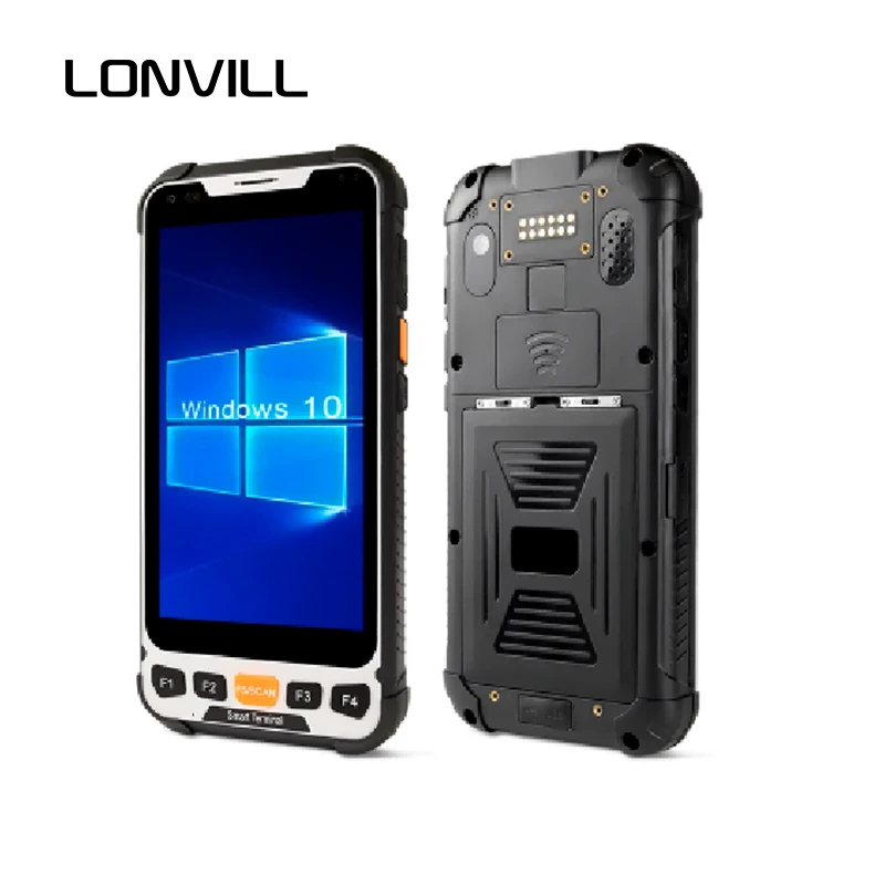 LONVILL pda barcode scanner with windows 10,Cheap Handheld PDA Windows 10 Data Collectors in
