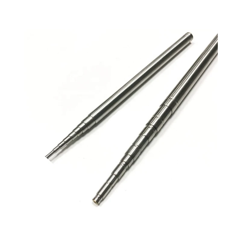 Customized metal aluminum stainless steel vacuum cleaner hiking crutches telescopic flexible tube suitable