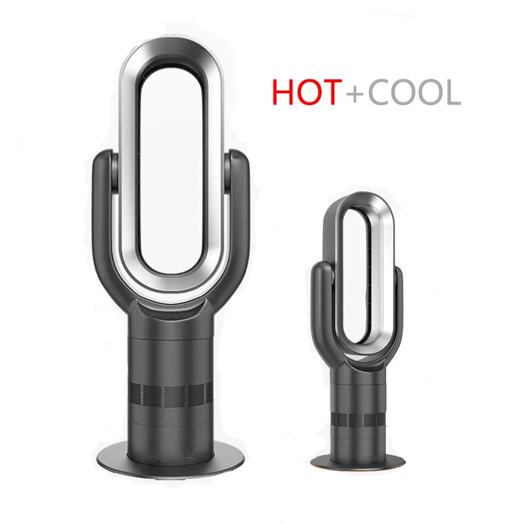 Портативный 1650 Вт нагреватель безлокадный бытовой PTC керамический Быстрый нагрев Термостатический регулирующий нагреватель безлистный вентилятор