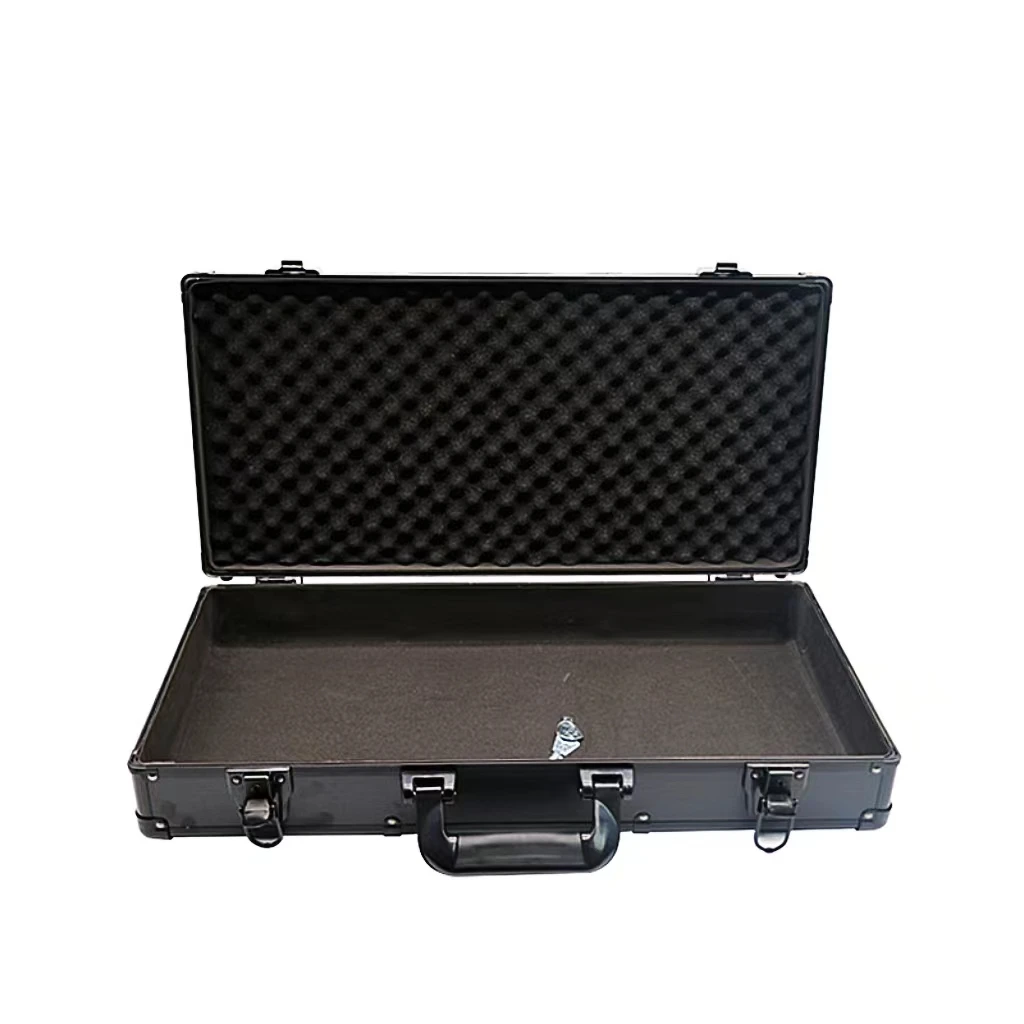 customized aluminum alloy e-sports keyboard box thickened reinforced edge large capacity storage