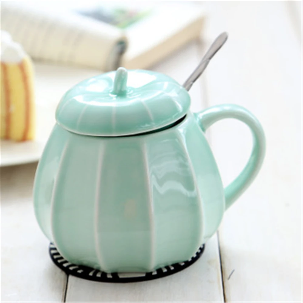 Best Selling Factory Wholesale Supply Creative Custom Logo Halloween Ceramic Coffee Cup Lids