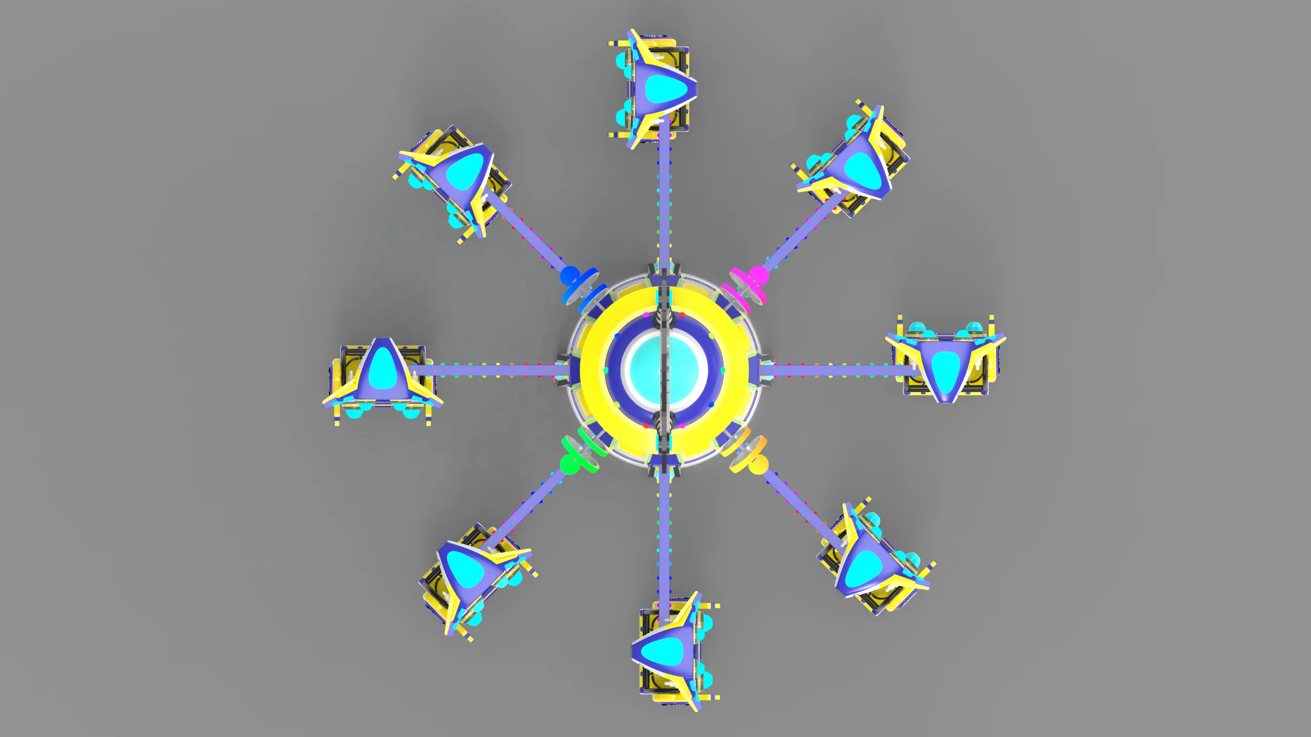 Funny Fairground  rotating ride  other Amusement park  ride   spining machine  kid and adult thrilling game for sale