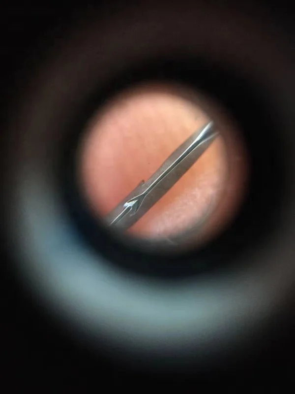 Needles for industrial filter materials