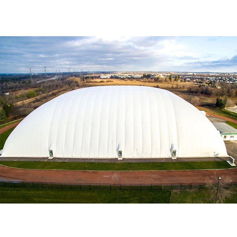 Outdoor PVC Coated Fabric Waterproof Football Inflatable Tent Large PVDF Membrane Roof Cover Structure Sports Air Domes for Sale