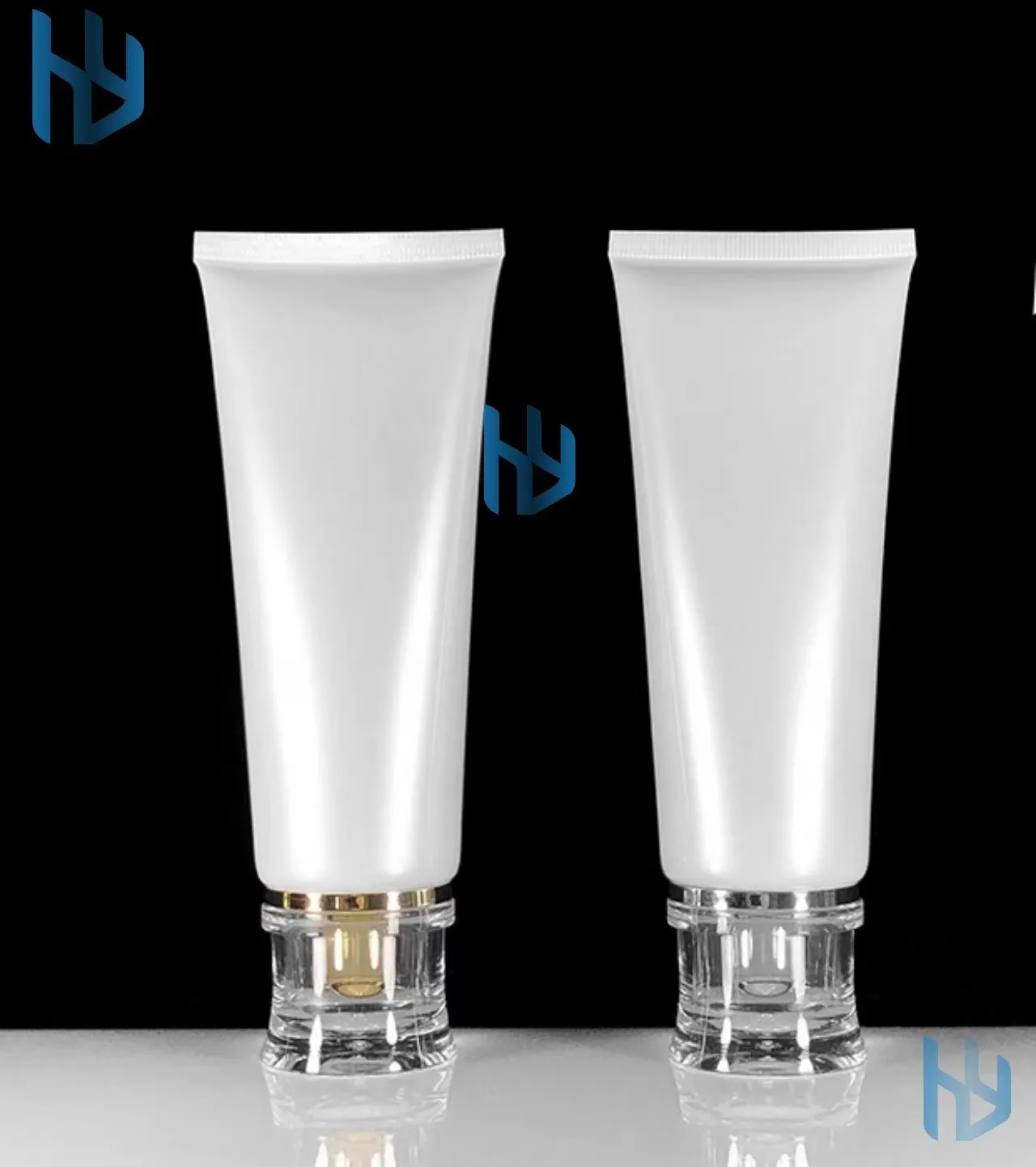 OEM bottle logo surface Inside plastic cosmetic empty hand cream tube face wash hose package