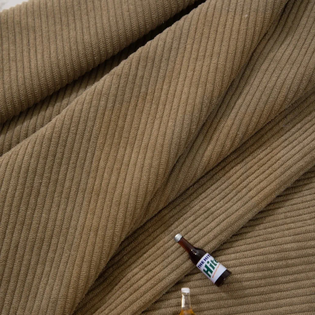 Factory production universal flock fabric thick cotton corduroy strech fabric for garment trousers