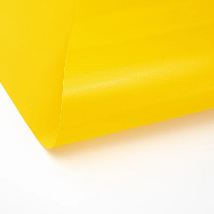 Waterproof 650 gsm tarpaulin roll fabric pvc 0.9 mm roof fabric anti uv  building stretch film