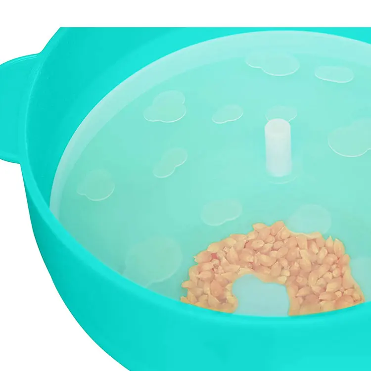 Household Foldable Dishwasher Safe Custom Logo Bpa Free Collapsible Microwave Silicone Popcorn  Bowl Popcorn Popper