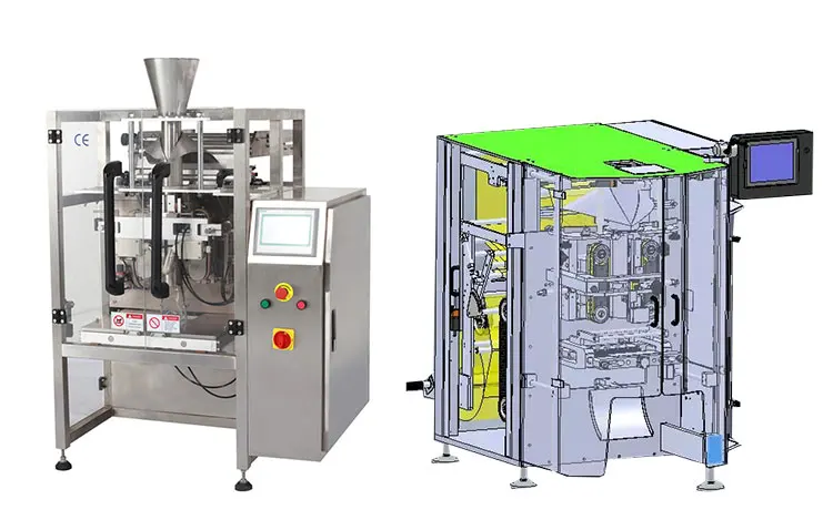 High speed rotary packing machine for dry vegetable seed