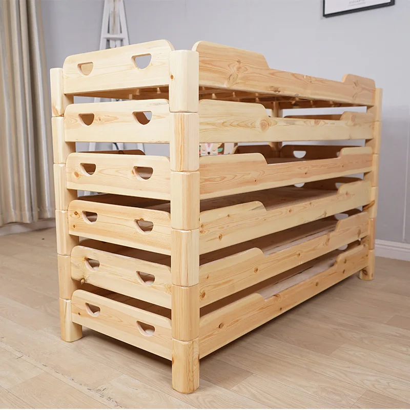 Kindergarten Bedding Small square Stackable Daycare Sleeping Cots Beds for Kids