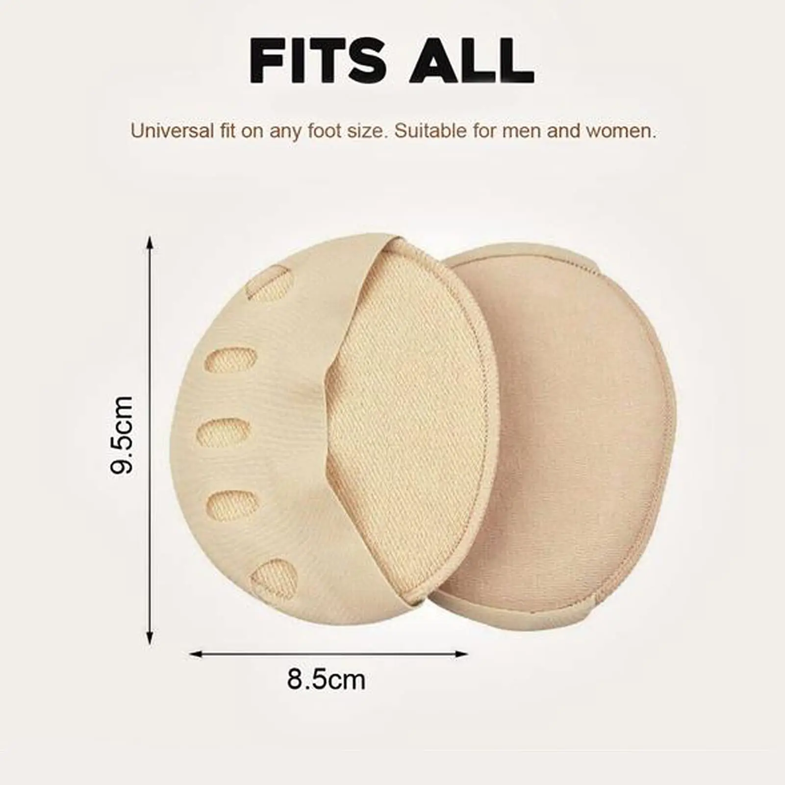 Silicone Honeycomb Forefoot Pad  Women High Heel Shoes Foot Blister Caretoes Insert Pad Insole Breathable Mat Pain Relief