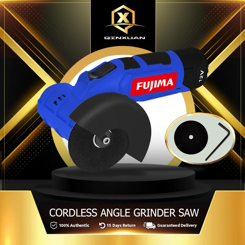 FUJIMA FT-CAGS12V(bare)  High-quality Variable Speed Battery 12V Cordless Angle Grinder Saw
