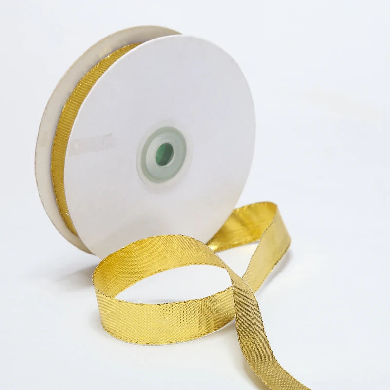Good Quality Ribbon OEM Customized Fancy Grosgrain Double Faced Satin Glitter Gift Ribbons
