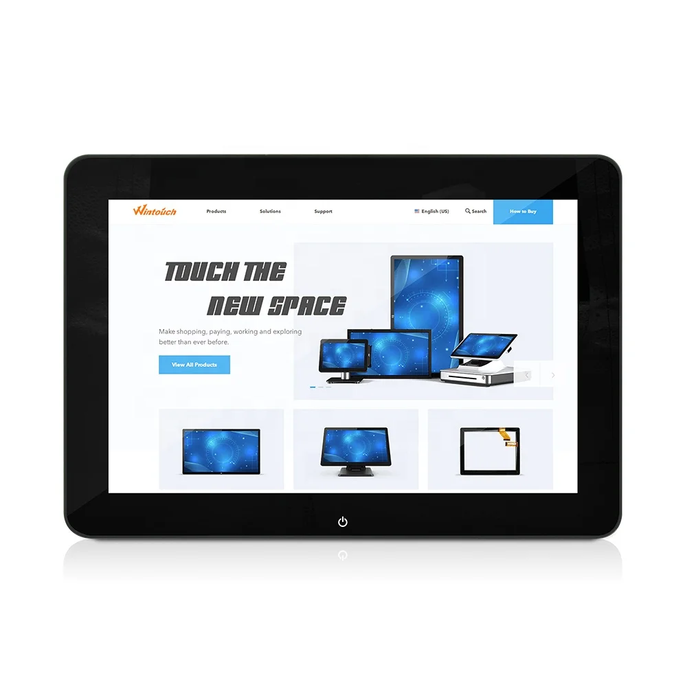 10 точек касания IP65 емкостный сенсорный экран 1 дюймов промышленный планшетный ПК с системой андроида