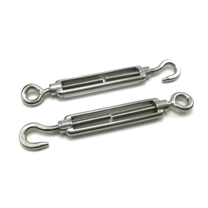 DIN1480 Factory Price Rigging Hardware Eye And Hook Turnbuckle Stainless Steel Turnbuckle