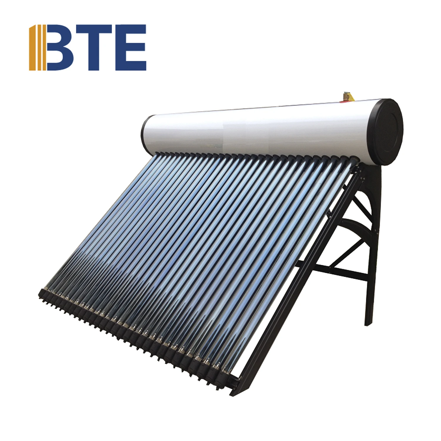 BTE Non Pressurirzed Evacuated Tubes Solar Water Heater for Home and Project