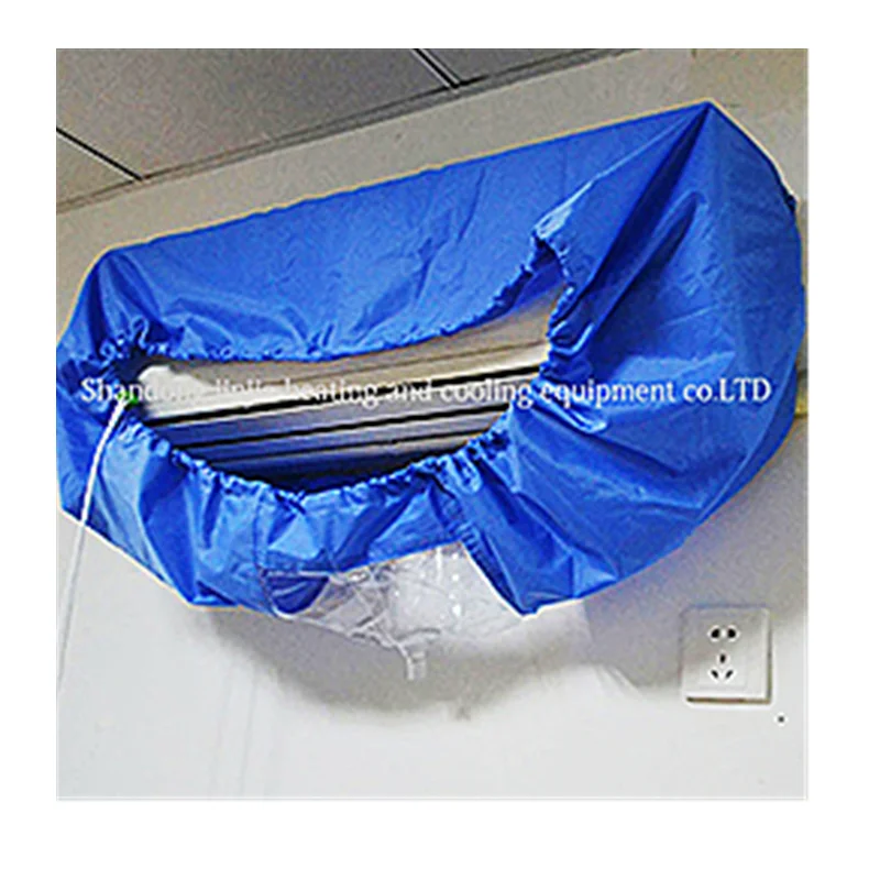 Blue high quality cleaning cover for air condition/Air Conditioning Wash Bag for Split Air Conditioner