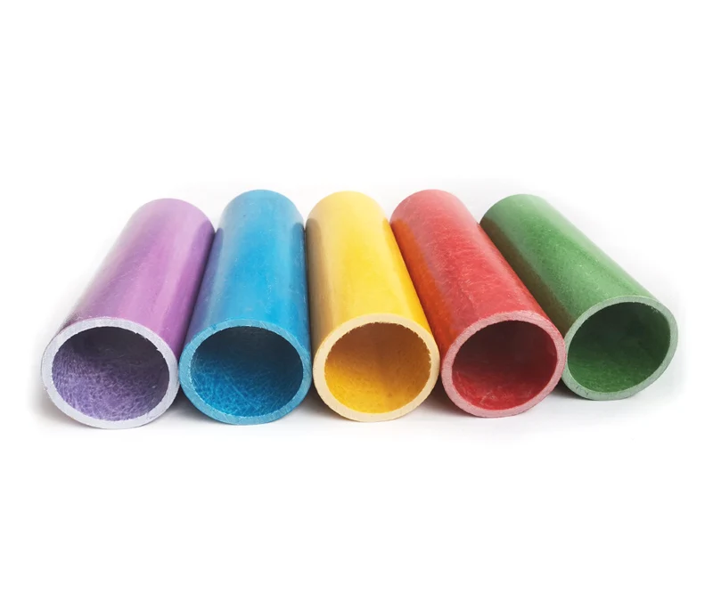 Fiberglass Hollow Round Tube FRP Plastic Fence Post GRP Pipe