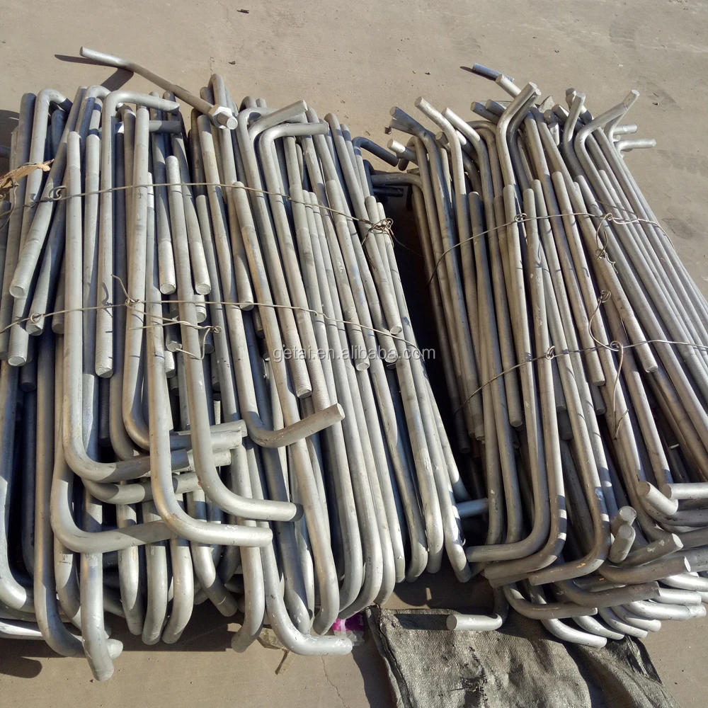 JIS B 1178 (LA) Anchor Bolt Type LA Hot Dip Galvanized Foundation Anchor Bolts