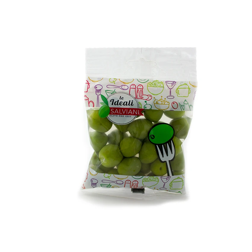 Premium Quality Healthy Plastic Bag Packaging 125 G Sweet Fresh Olives Green Olives On Sale