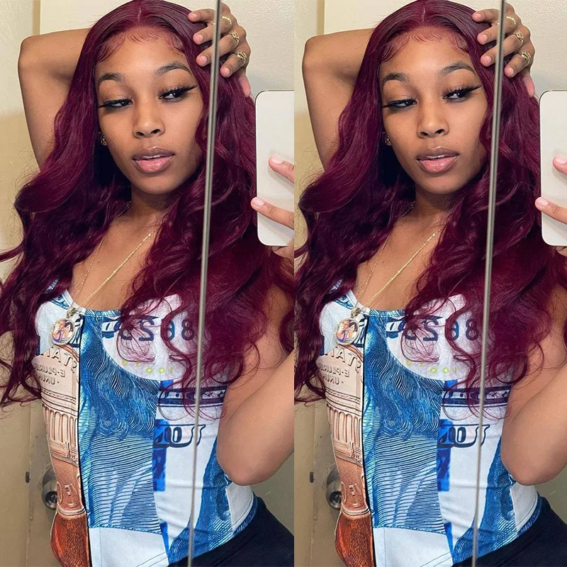 Wholesale Best Seller Red Wine Cheap Synthetic Hair Wigs Heat Resistant Perruques-Naturelles-Court Pixie Cut Wig for Women