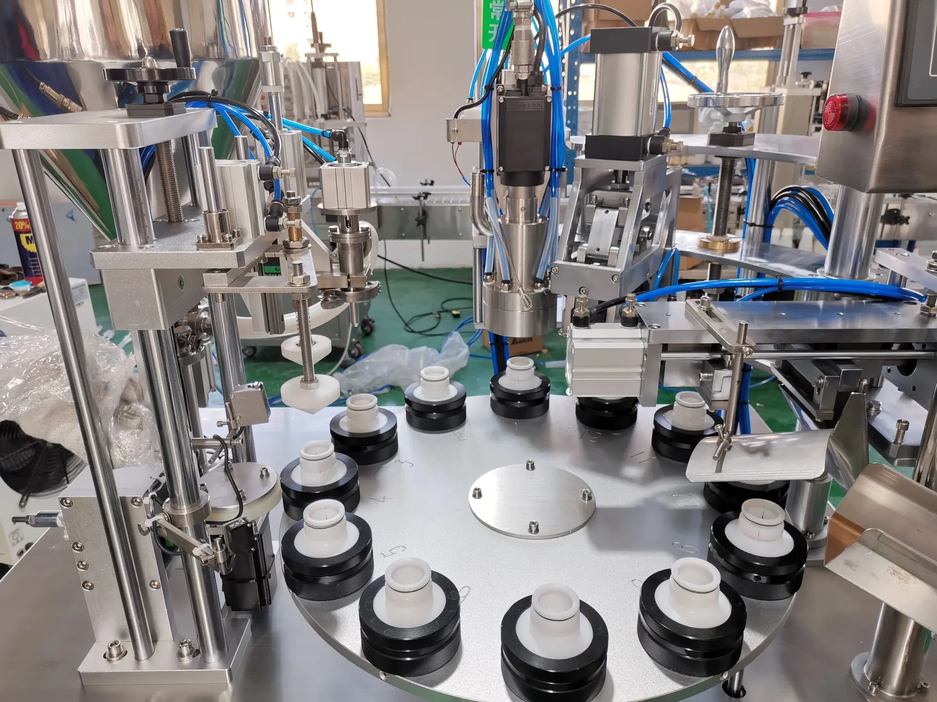 semi-auto inner heating collapsible tube filling and sealing machine cosmetic cream lotion gel tube filler and sealer