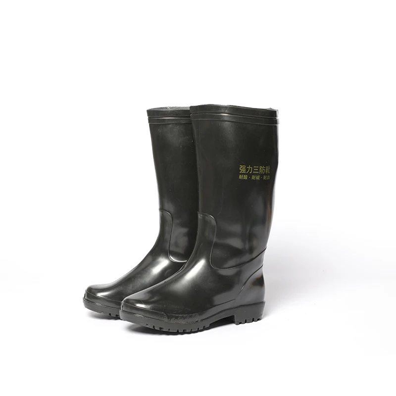 Cheap Rain Boots Factory Directly Supply Waterproof, Corrosion-Resistant And Non-Slip Site Rain Boots
