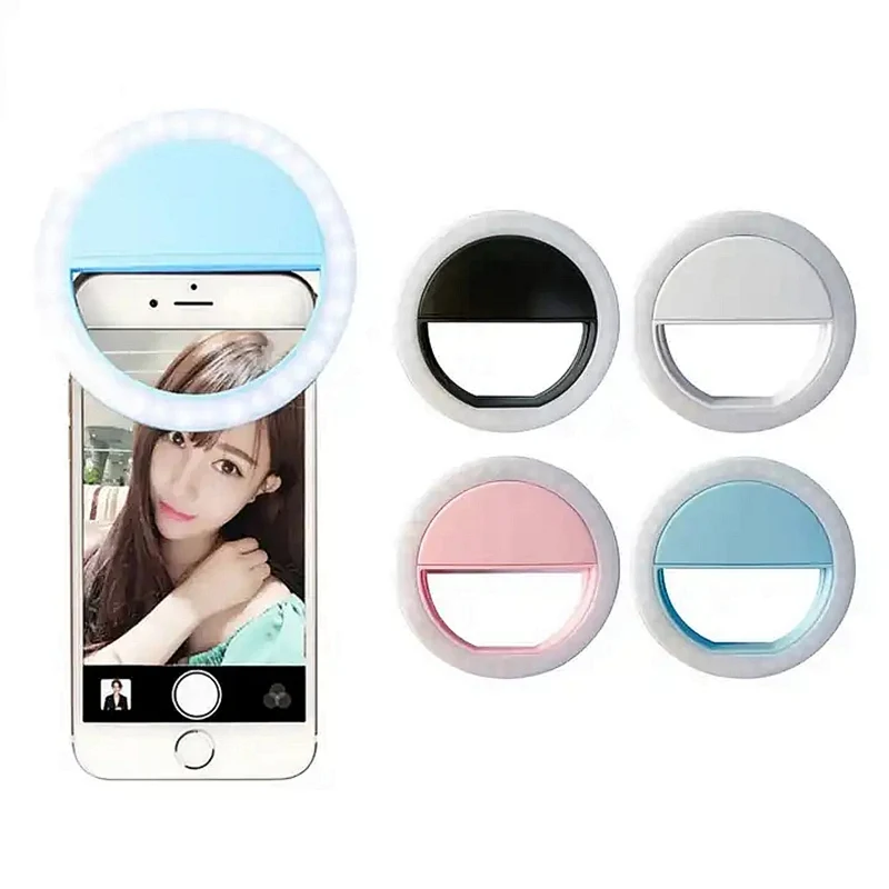 2023 Mobile Phone Selfie Fill Light LED Beauty Selfie Fill Light Mini Fill Light Mobile Phone RK12 Charging