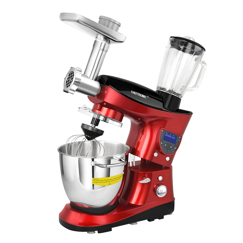 Cheftronic Многофункциональный кухонный комбайн с автоматическим нагревом 1100 Вт 7 л мясорубкой миксер для приготовления пищи