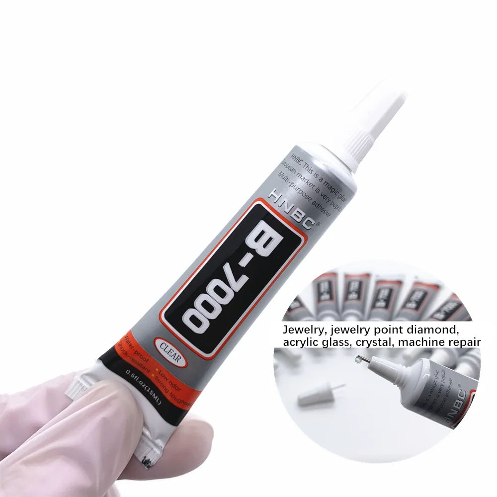 B7000-glue waterpoof repair glue b7000 15ml phone repair tools Used for DIY jewelry point drill acrylic glass machine repair