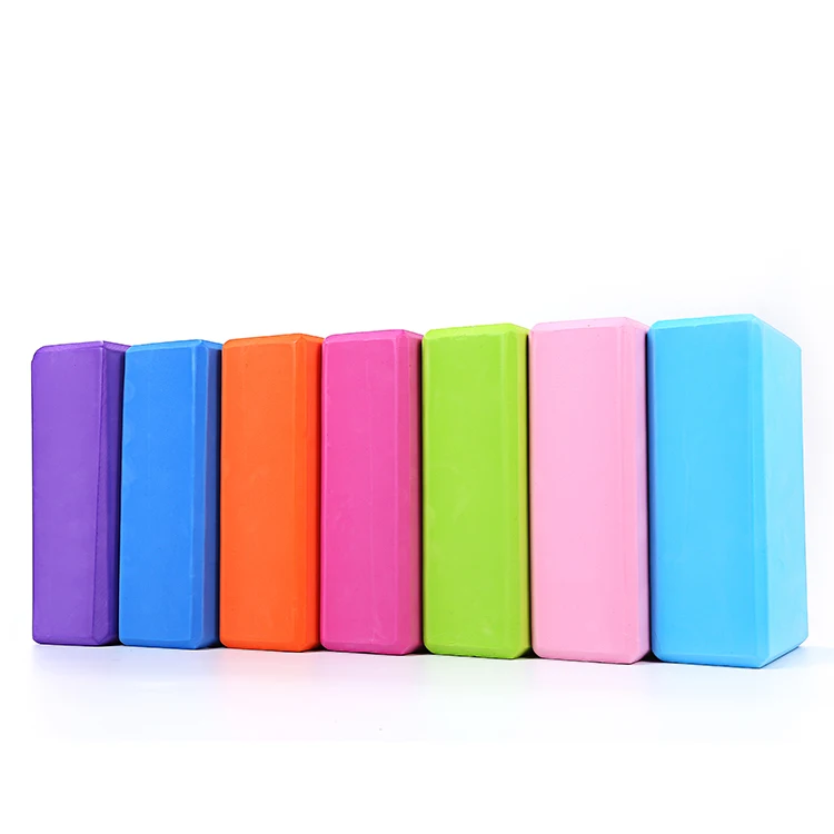 
Stock wholesale popular home health fitness eva foam gym yoga block 