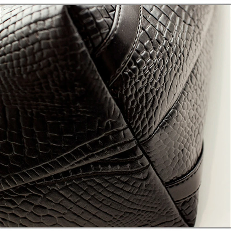 Boshiho Custom Design Handbags Women Crocodile Pattern Cow Pu tote bag classic wholesale handbags for women luxury custom logo