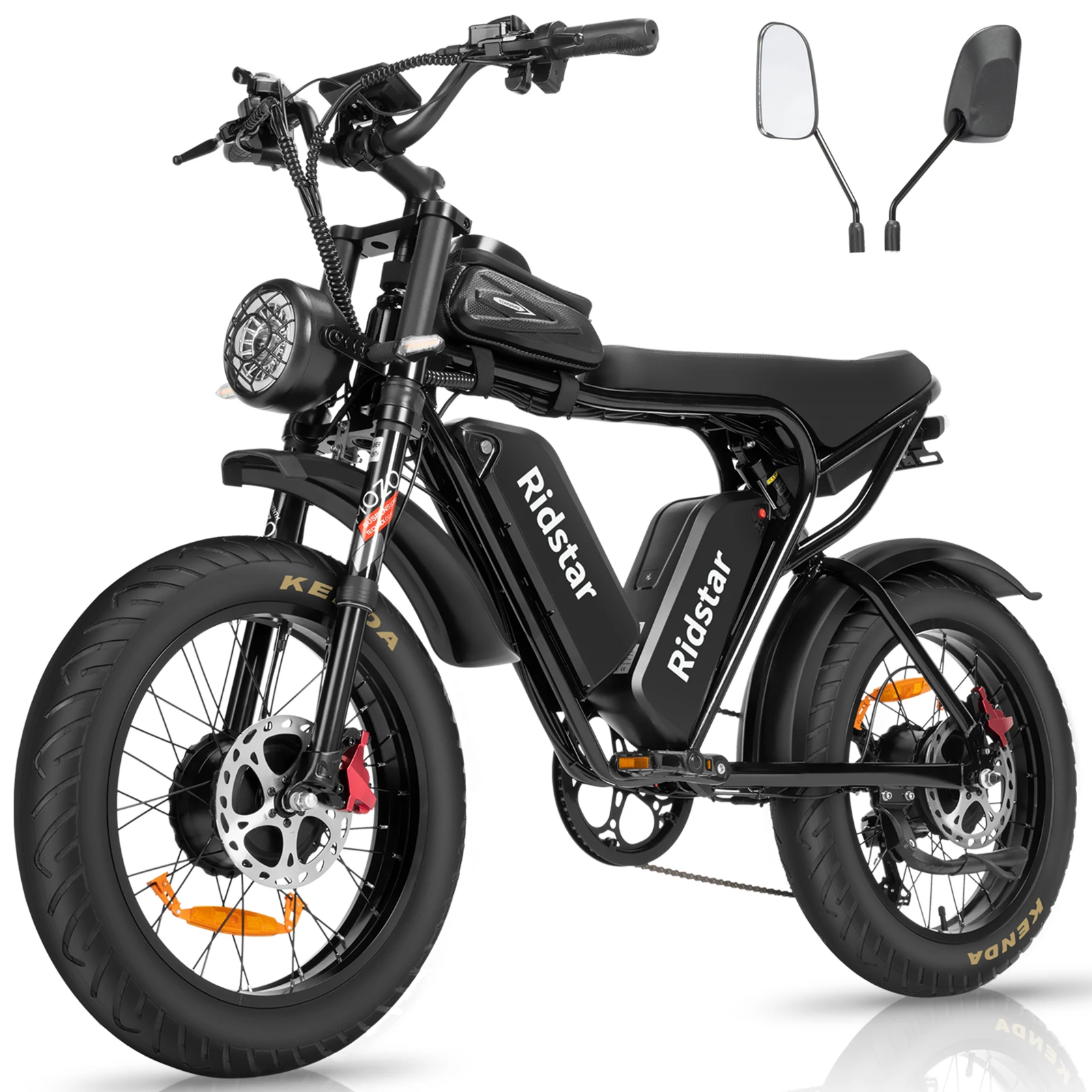 20' Fat Off-Road Dual Motor 2000w 40ah Electric Dirt Bike Electric Motorcycle Electric Mountain Bicycle Ebike Hydraulic Brake