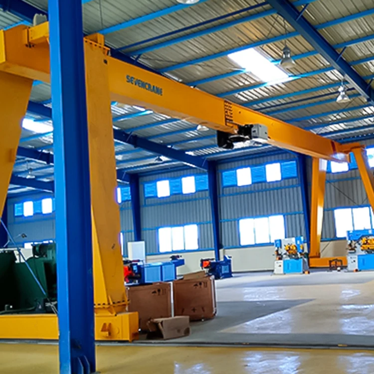 Sevencrane heavy duty 30 ton 20 ton girder rubber tired compact general gantry crane