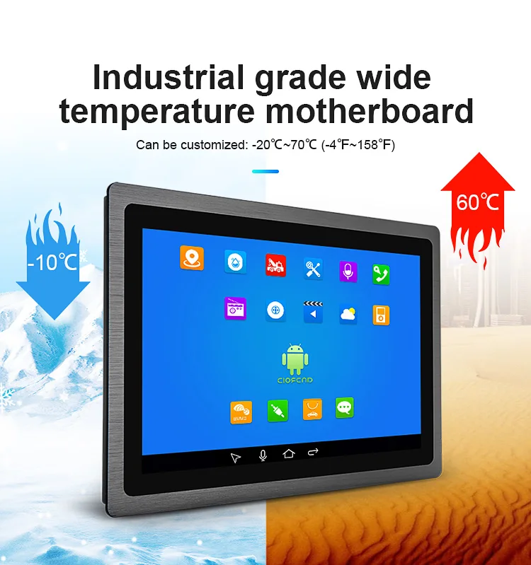 Touchthink 15 Inch Factory OEM ODM 15 Inch 1024*768 Android 9.0 Android 10.0 Panel PC Industrial Touch Screen All In One PC