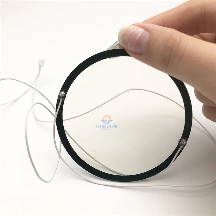 Conductive glass ribbon wiring, solderable points, ribbon interfaces, electrification, and customizable resistors