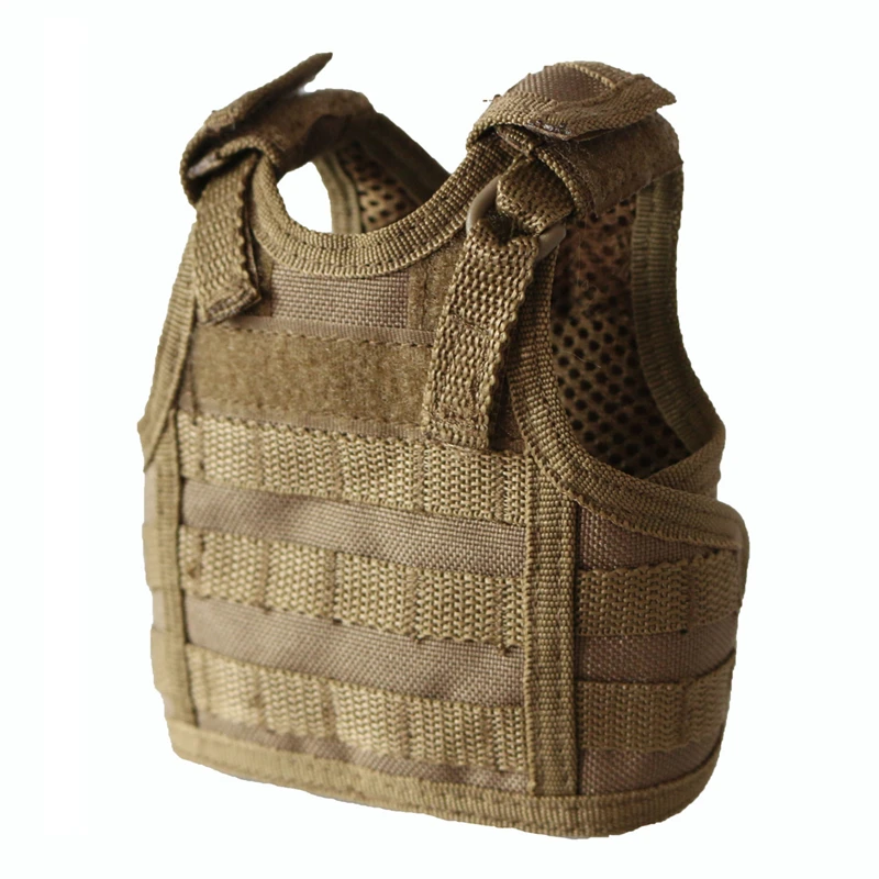 Colorful Adjustable Mini Molle Drink Bottle Beverage Cooler Tactical Beer Vest for 12oz 16oz Cans Bottles Decoration