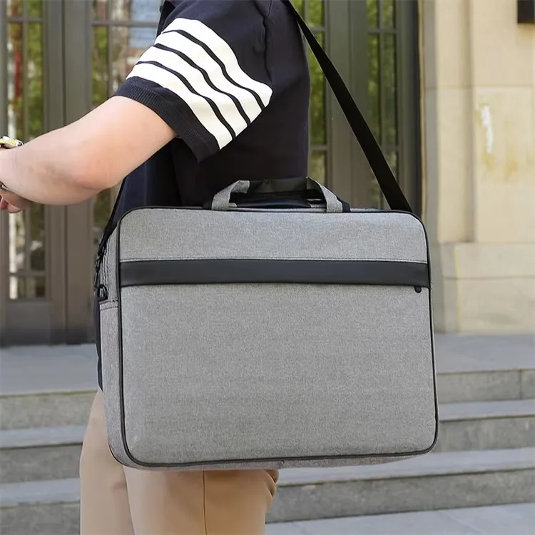 2025 private label white luxury small cute female 13.3 inches  anti theft durable high quality document slim laptop bag portable