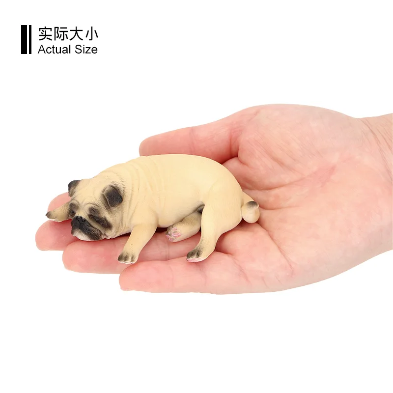 Wholesale Solid PVC Simulation  Statue Model Shiba Inu Dog Animal Figurines Toys