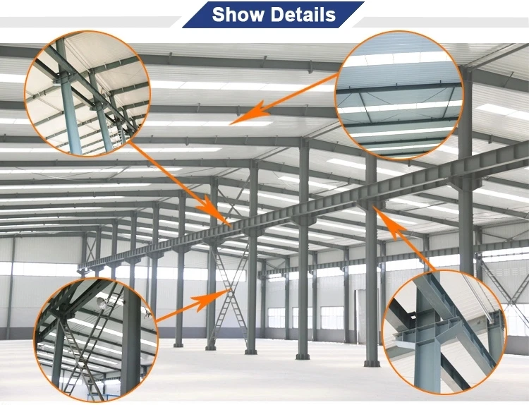 Prefabricated Sheet Light Structure Prefab Mechanical Steels Building Great Boss Workshop