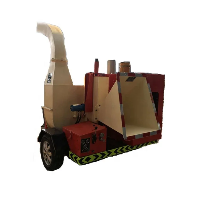 Big Movable Wood Chipper Machine / Wood Chipper Shredder Made In China