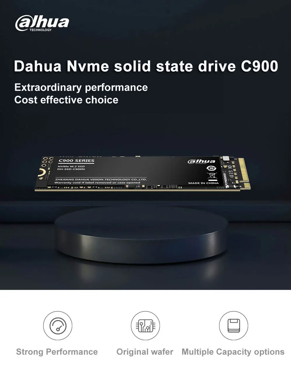 Dahua C900 SSD 256GB 512GB M.2 2280 PCIe Gen3x4 NVMe 1.3 Internal Solid State Drive Hard Disk For Laptop NoteBook PC