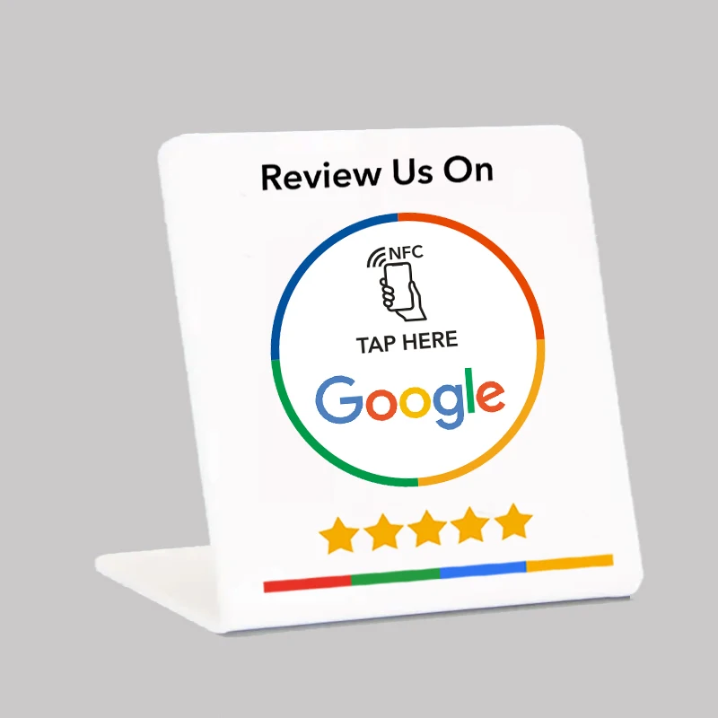 Google Review NFC стенд дисплей карточка для обзор