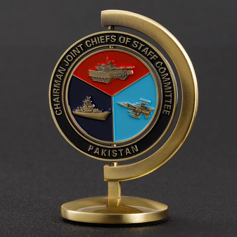 Manufacturer Zinc Alloy Custom Metal Enamel Rotatable Trophy Award Medals And Trophies