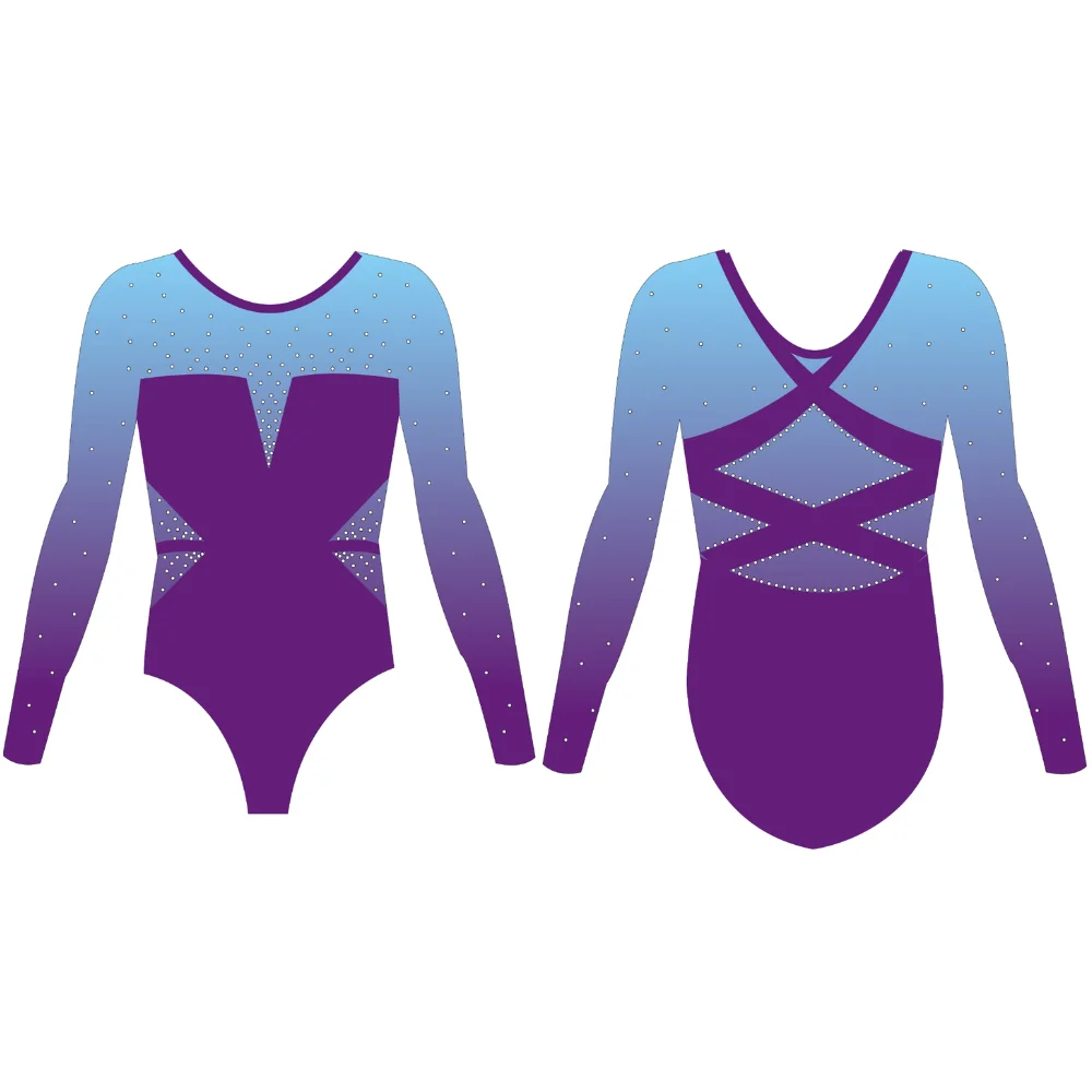 Fast Delivery Excellent rhythmic gymnastics leotards women costumes