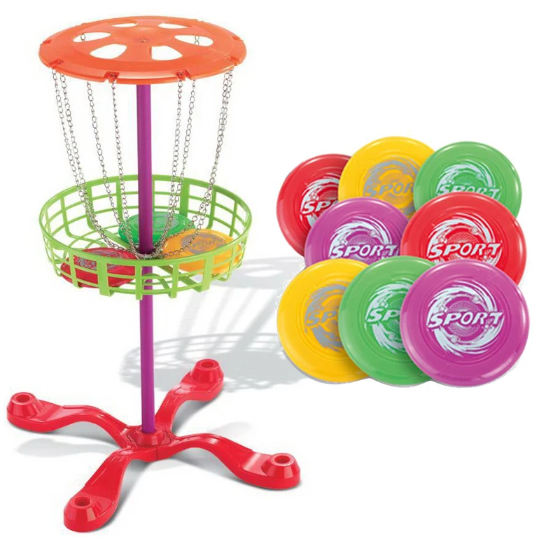 wholesale custom outdoor throwing target game Backyard Golf Targets Flying Disc Golf Basket For Kids