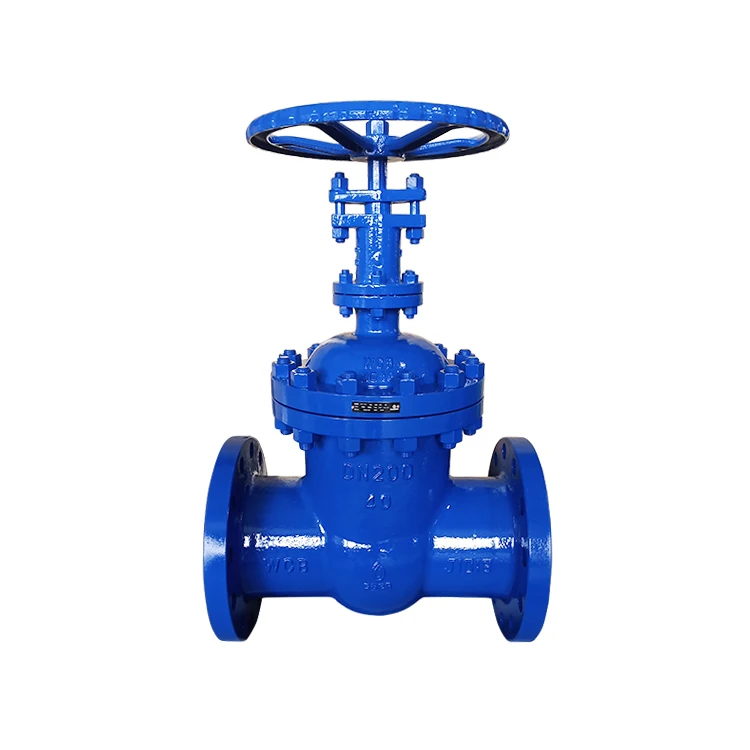 ASTM A216 WCB rising stem DN200 OS & Y flanged gate valve PN40