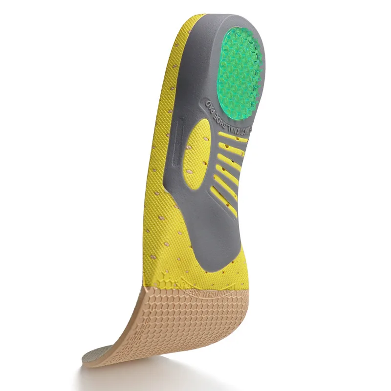 EVA Gel Insoles Foot Health Sole Pad with High Elastic Heel Cushion for Shoes Insert Arch Support Pad for Plantar fasciitis