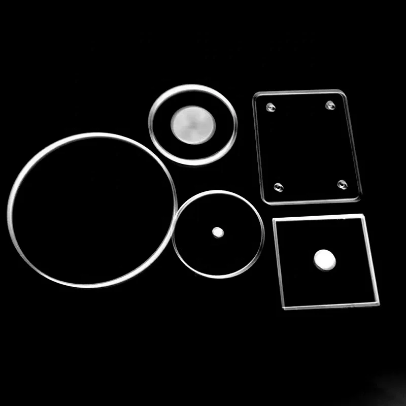 Wholesale Fused Silica Clear Quartz Glass Plate High Purity Quartz Wafer Glass Plates