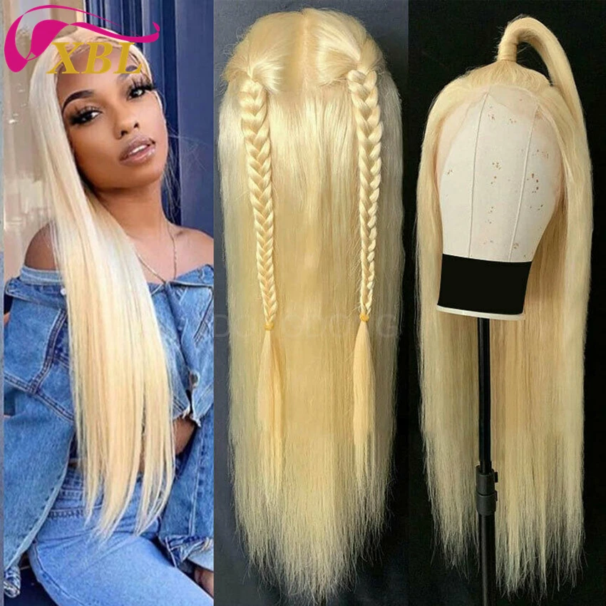 Free sample 613 blonde virgin hair lace front wigs,613 full lace wig human hair,blonde straight indian hair wigs with baby hair